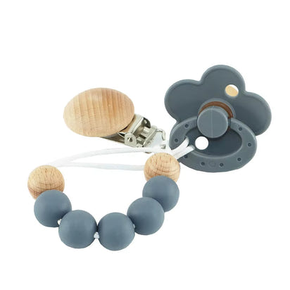 Silicone Bead Pacifier Set
