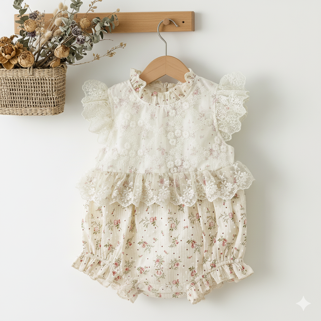 Tiny Floral Rompers