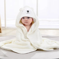 Cartoon Baby Bath Towel Elephant Style Swaddle Baby Newborn Blanket