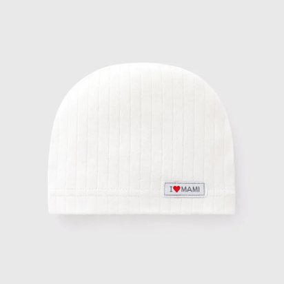 Soft Infant Beanies Caps Baby Hat Cartoon Bear Boneless Muslin Hat Newborn Headwear Windproof Spring Hat 0-3M Baby Hats