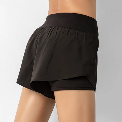 Elevate™ Women’s Double-Layer Running Shorts TM