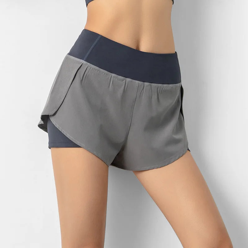 Elevate™ Women’s Double-Layer Running Shorts TM