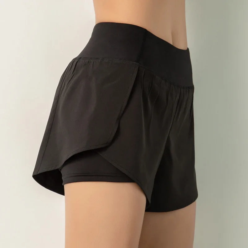 Elevate™ Women’s Double-Layer Running Shorts TM