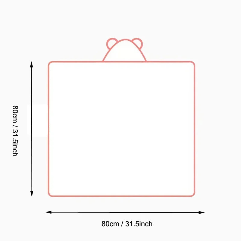 Cartoon Baby Bath Towel Elephant Style Swaddle Baby Newborn Blanket