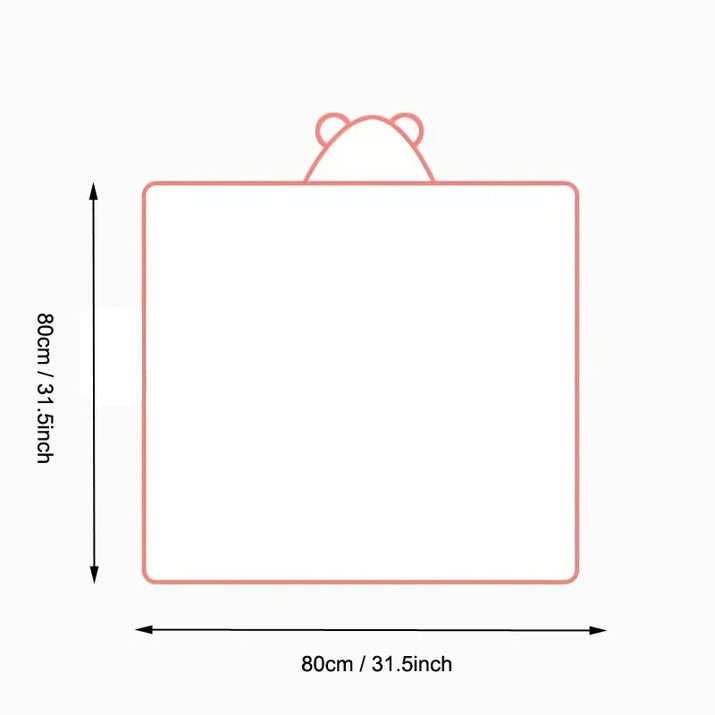 Cartoon Baby Bath Towel Elephant Style Swaddle Baby Newborn Blanket