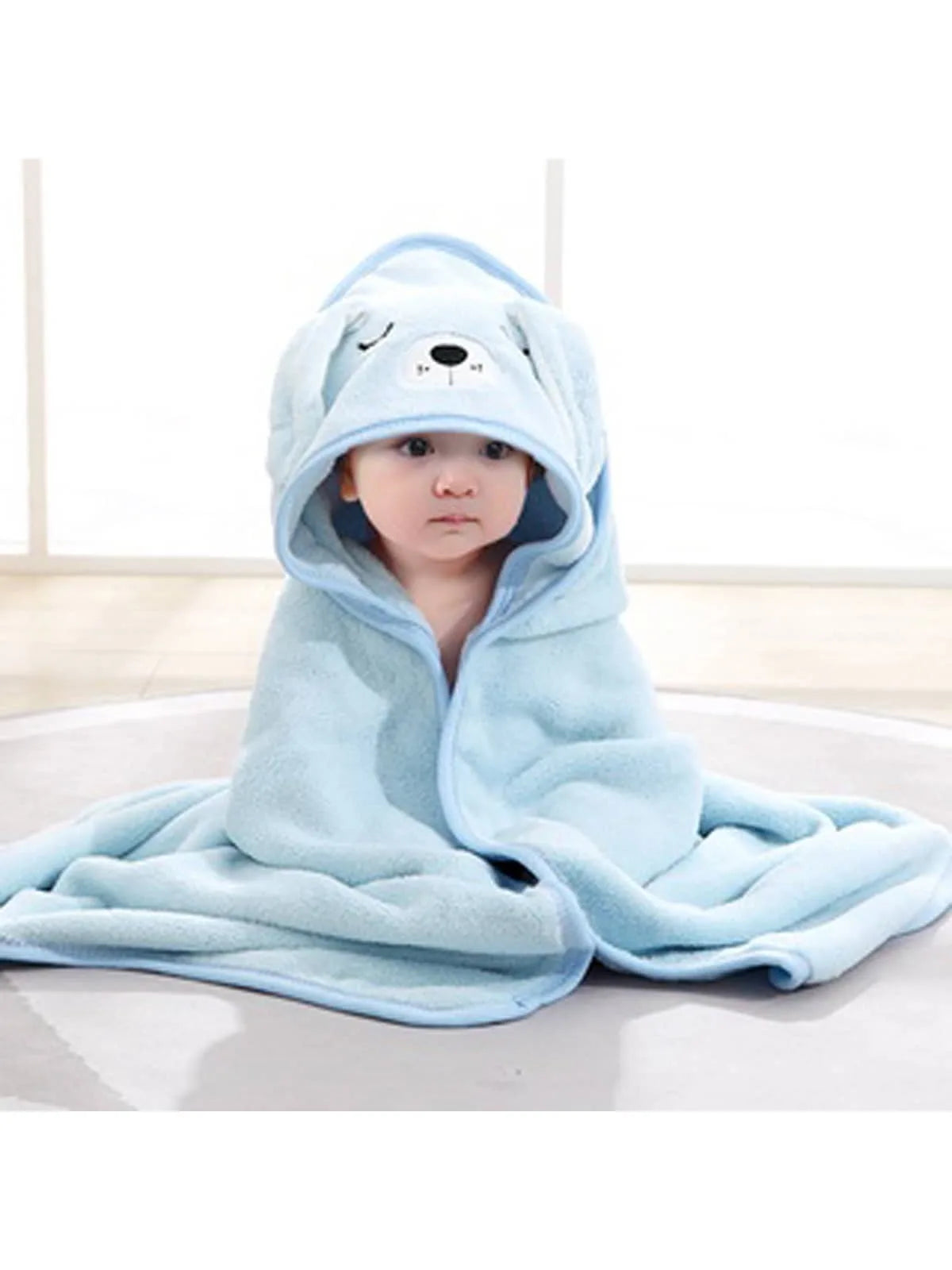 Cartoon Baby Bath Towel Elephant Style Swaddle Baby Newborn Blanket