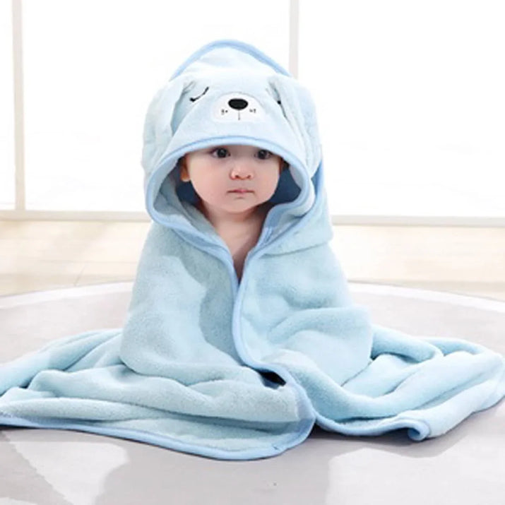 Cartoon Baby Bath Towel Elephant Style Swaddle Baby Newborn Blanket
