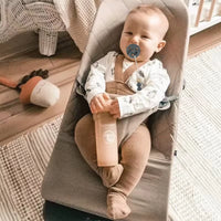 Modabebe Silicone Pacifier Chain BPA Free Baby Pacifier Anti-Drop Chain Wood Bead Pacifier Clips Dummy Chain